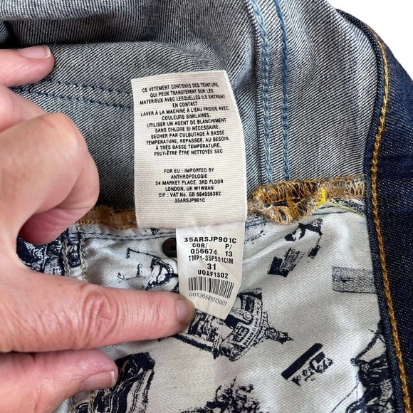 Anthropologie Pilcro And The Letterpress Hounds Tooth Skinny Jeans Size 31 - Picture 11 of 11